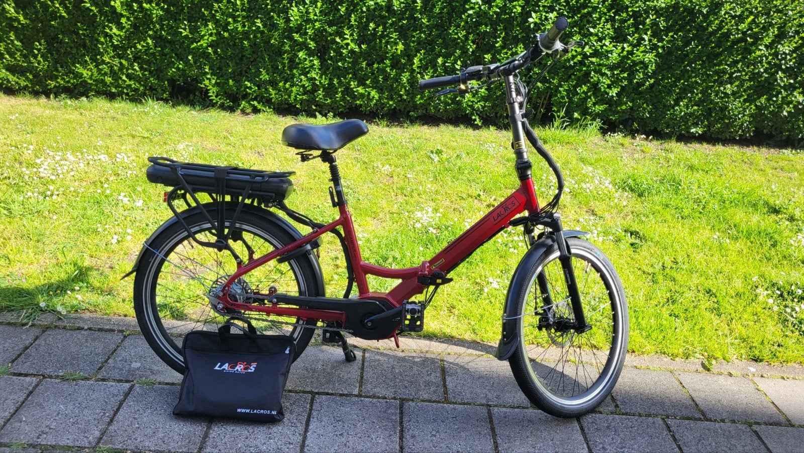Lacros Scamper S600 XL opvouwbare elektrische fiets, 59 cm of meer, Ophalen, Zo goed als nieuw, Overige merken