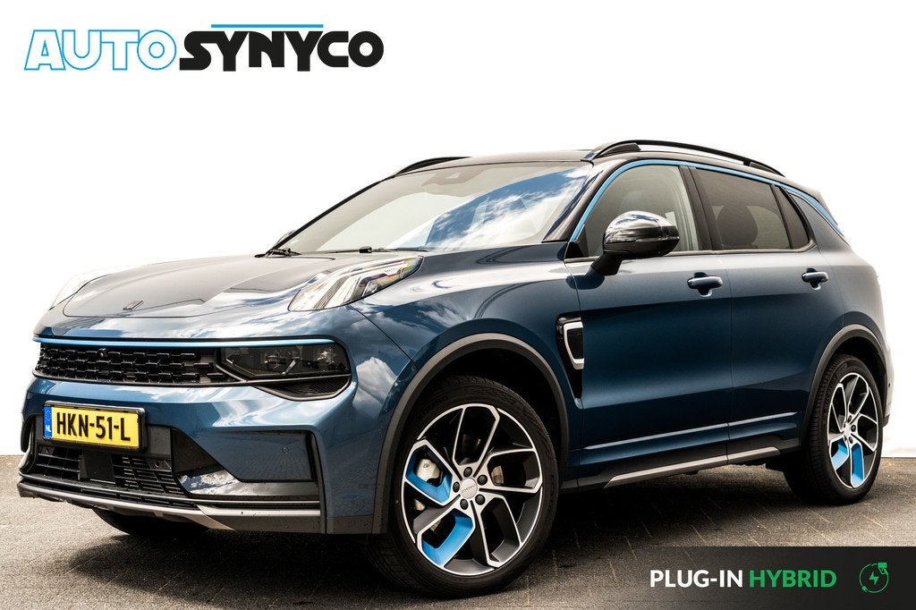 Lynk & Co 01 1.5 Plug-in Hybrid 262 Pk I Zwarte hemel I Pano, Auto's, Lynk & Co, Stof, Met garantie (alle), Blauw, Bedrijf