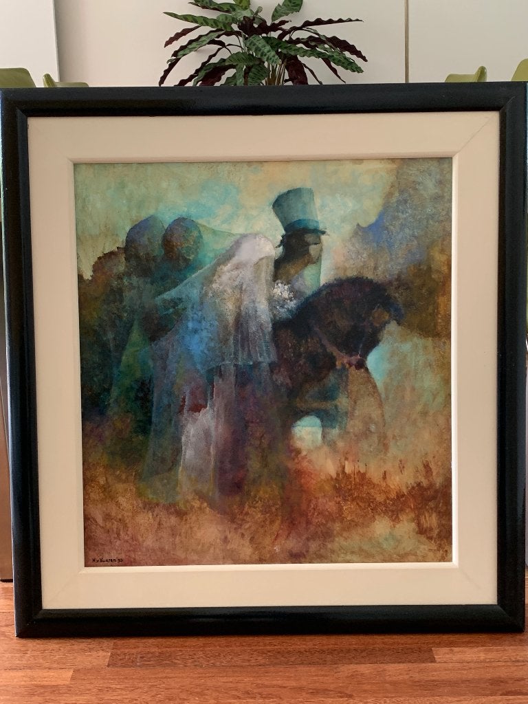 Olieverfschilderij  Hans van Vuuren 1993, Antiek en Kunst, Kunst | Schilderijen | Modern, Ophalen, Figuren, Hout, Handgeschilderd