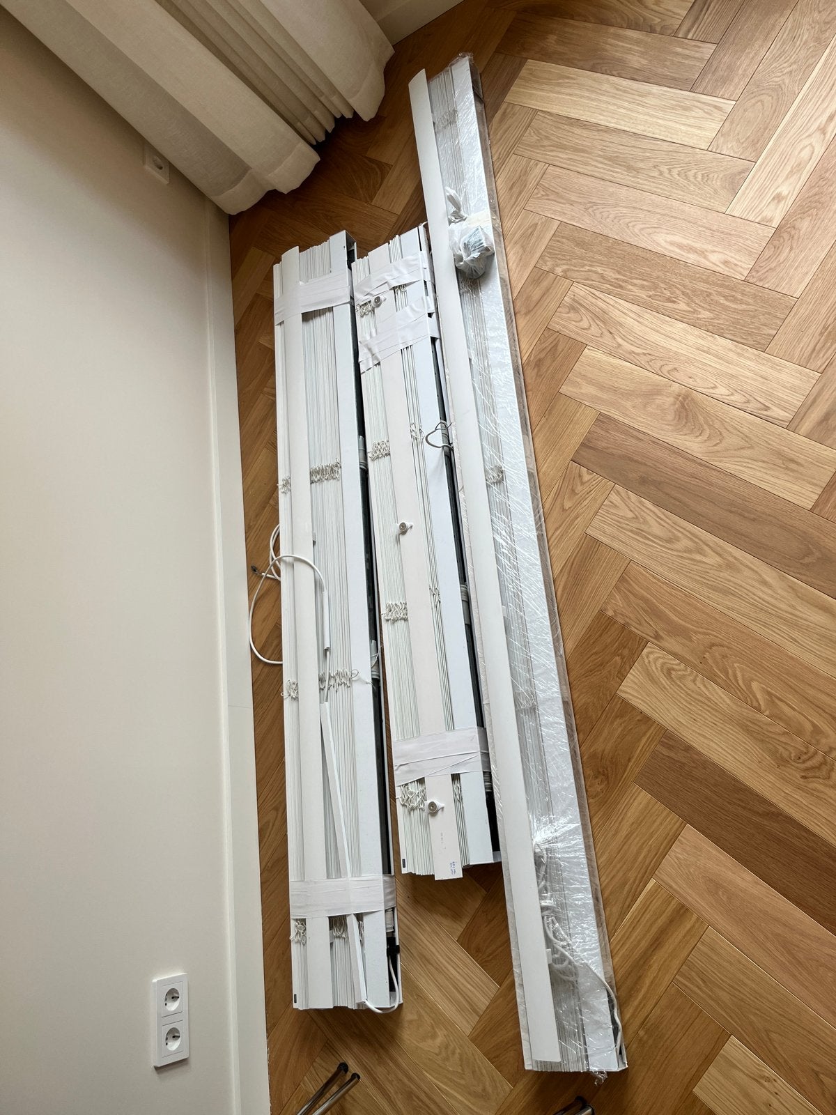 Elektrische luxaflex van InHuis, Ophalen of Verzenden, Zo goed als nieuw, Wit