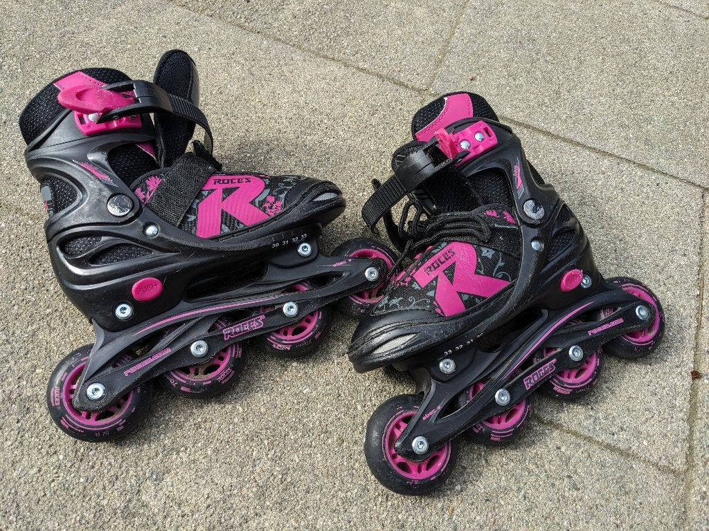 roces skeelers 30-33, Kinderen, Ophalen of Verzenden, Verstelbaar, Gebruikt