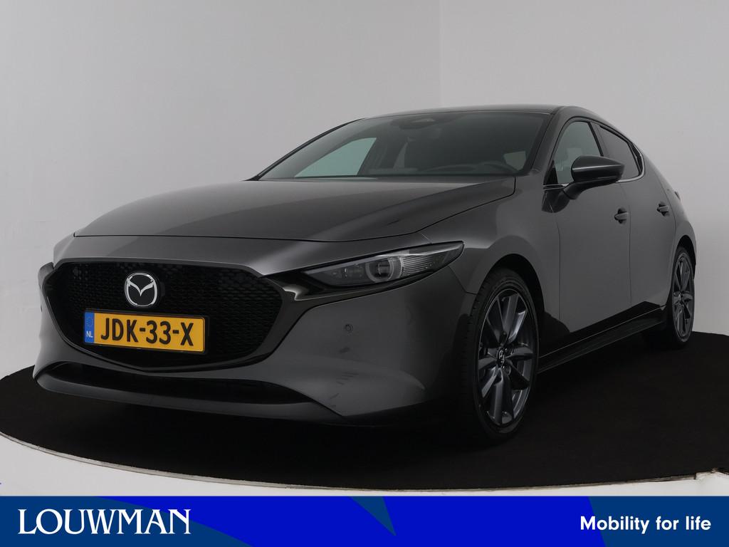 Mazda 3 2.5 e-SkyActiv-G M Hybrid 140 Takumi automaat | Lede, Auto's, 12 maanden, Gebruikt, 4 cilinders, Bedrijf