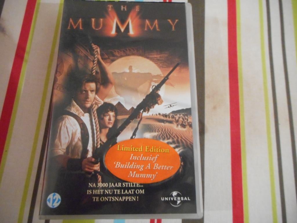 THE MUMMY! Avonturen Speelfilm met Brendan Fraser Op VIDEO!, Vanaf 12 jaar, Ophalen of Verzenden, Zo goed als nieuw, Actie en Avontuur
