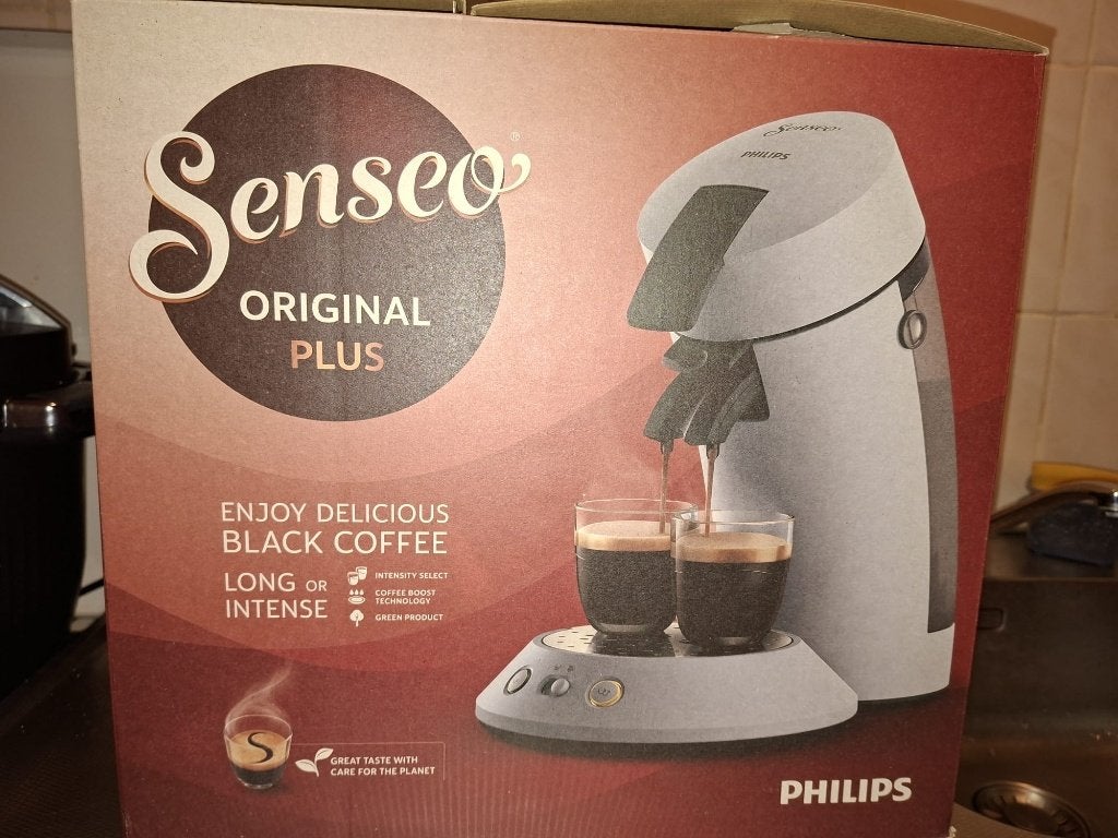 Philips Senseo Original Plus, Witgoed en Apparatuur, Koffiezetapparaten, Ophalen, Koffiemachine, Zo goed als nieuw, 2 tot 4 kopjes