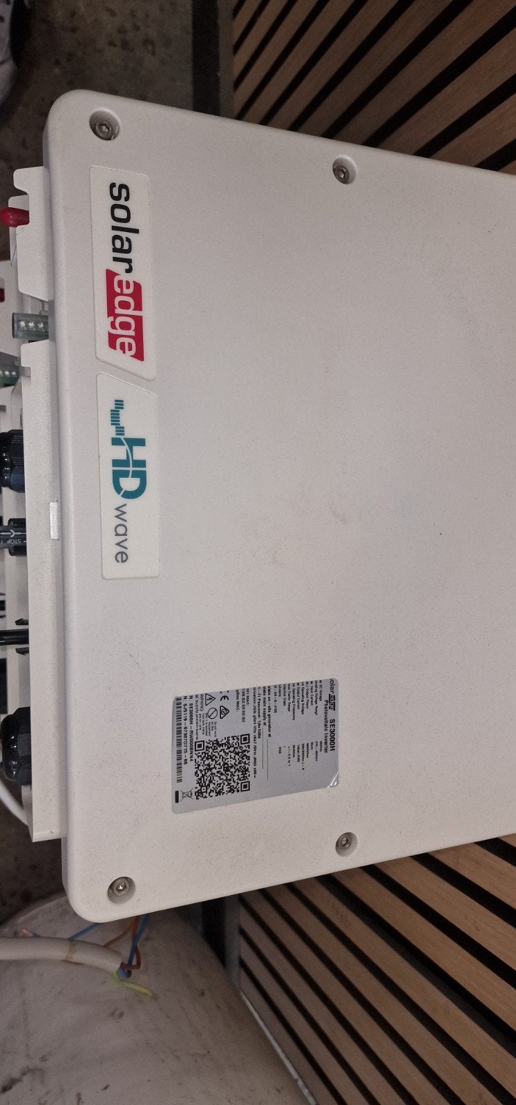 SolarEdge HD Wave SE3000H Omvormer. 2x, Doe-het-zelf en Verbouw, Ophalen of Verzenden, Zo goed als nieuw, Compleet systeem, 200 wattpiek of meer