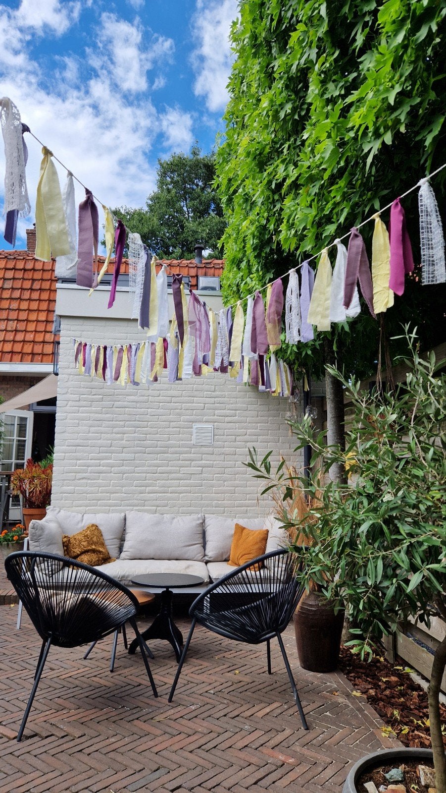 handgemaakte bohemian Ibiza slingers, Ophalen of Verzenden, Zo goed als nieuw, Versiering, Overige