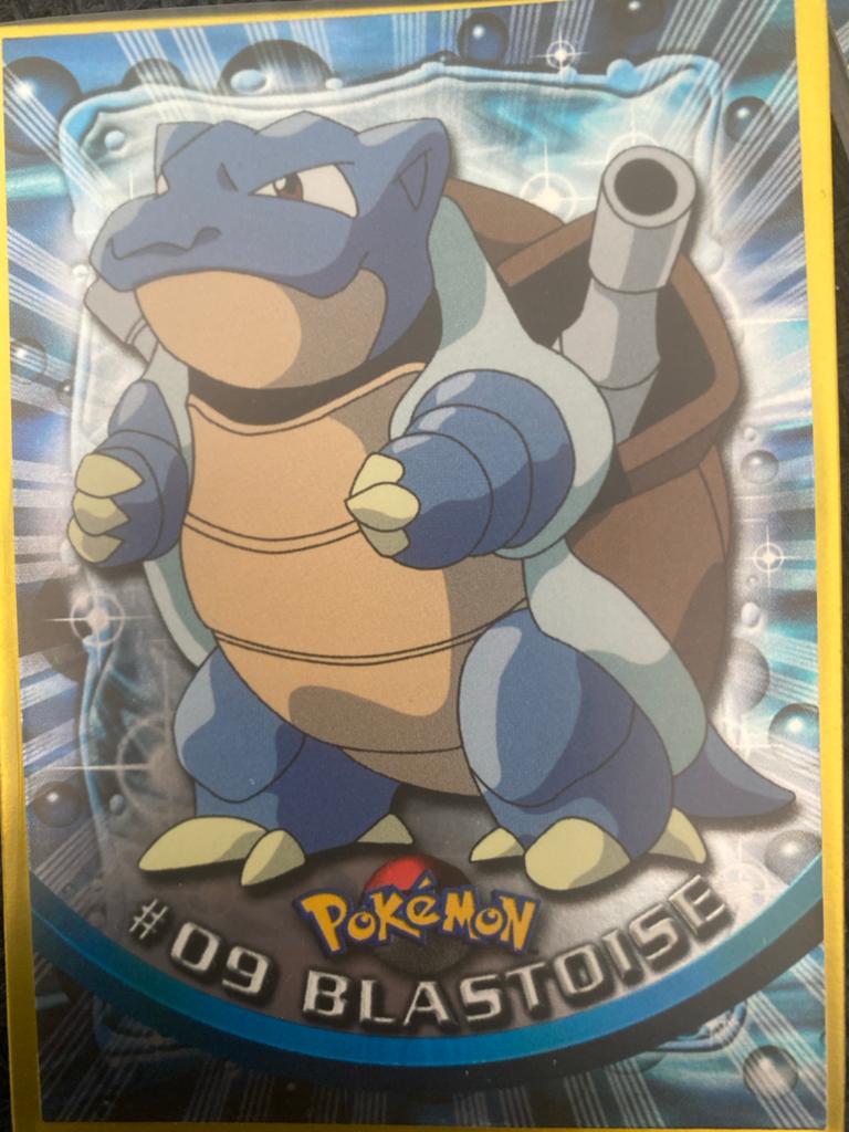 Pokémon Topps TV Animation Edition Blastoise & Psyduck, Ophalen of Verzenden, Gebruikt, Meerdere kaarten