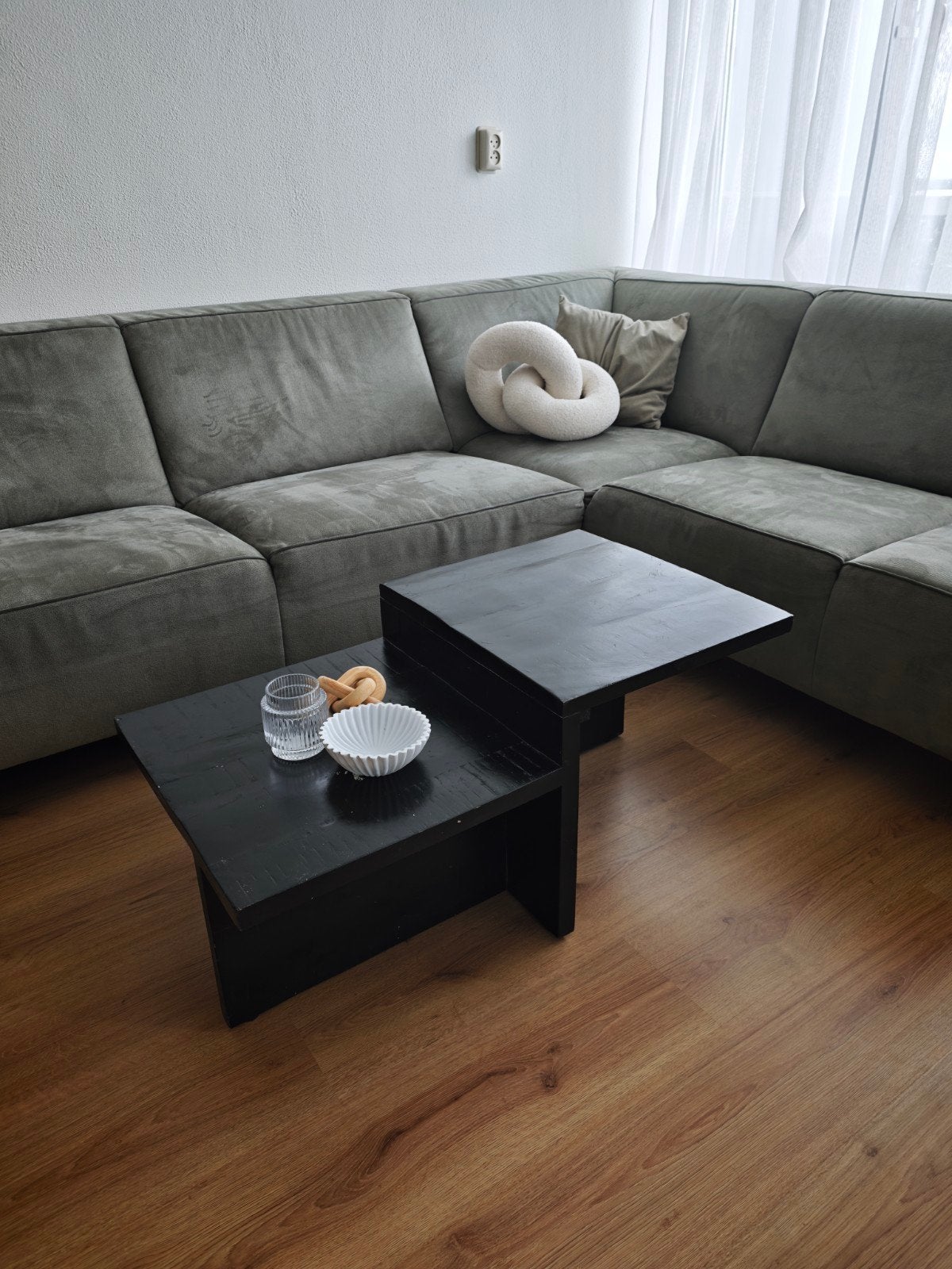 mooie design salontafel, Huis en Inrichting, Tafels | Salontafels, Ophalen, Zo goed als nieuw, Rechthoekig, 50 tot 100 cm