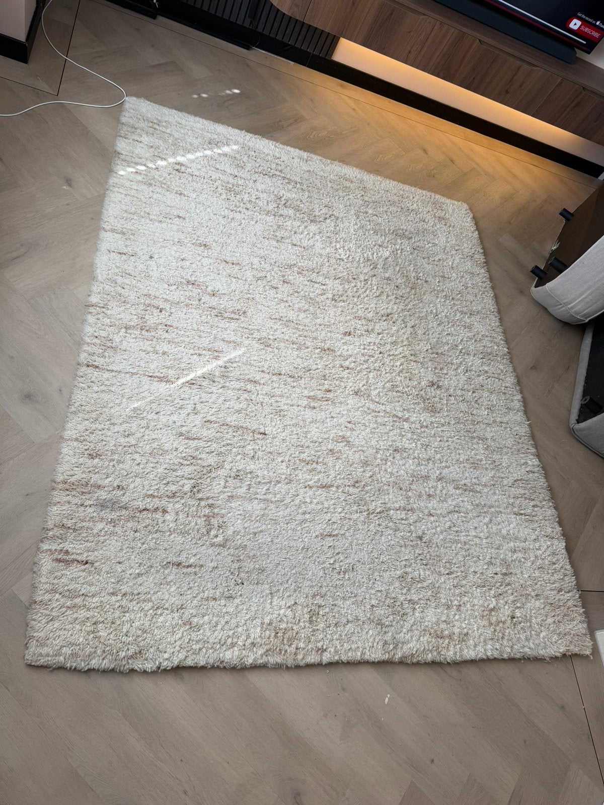 Prachtig Marokkaans wollen vloerkleed handgemaakt, Huis en Inrichting, Stoffering | Tapijten en Kleden, 200 cm of meer, Ophalen of Verzenden
