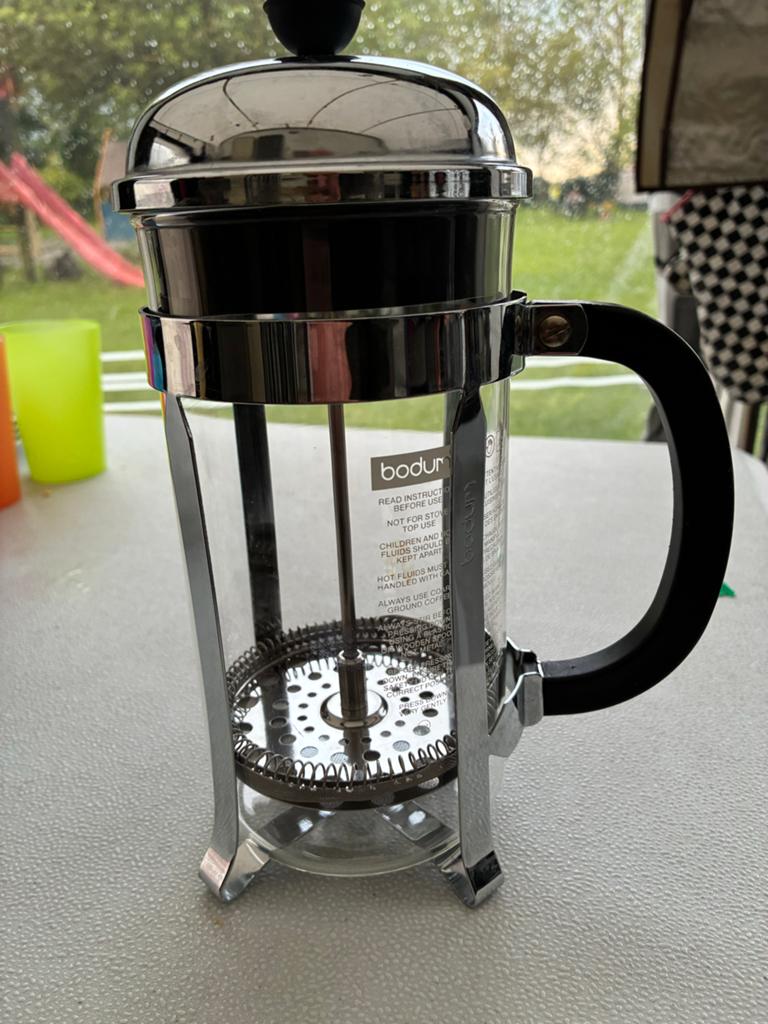 Bodum Chambord French Press - 1.0L, 8 kopjes, Gebruikt, Overige modellen, Gemalen koffie, Ophalen of Verzenden