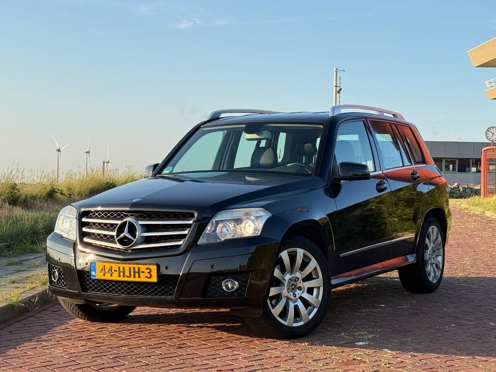 Mercedes-Benz GLK 3.0 CDI 4MATIC AUT Apple Carplay / Airco!, Auto's, Automaat, 1780 kg, Zwart, 2000 kg