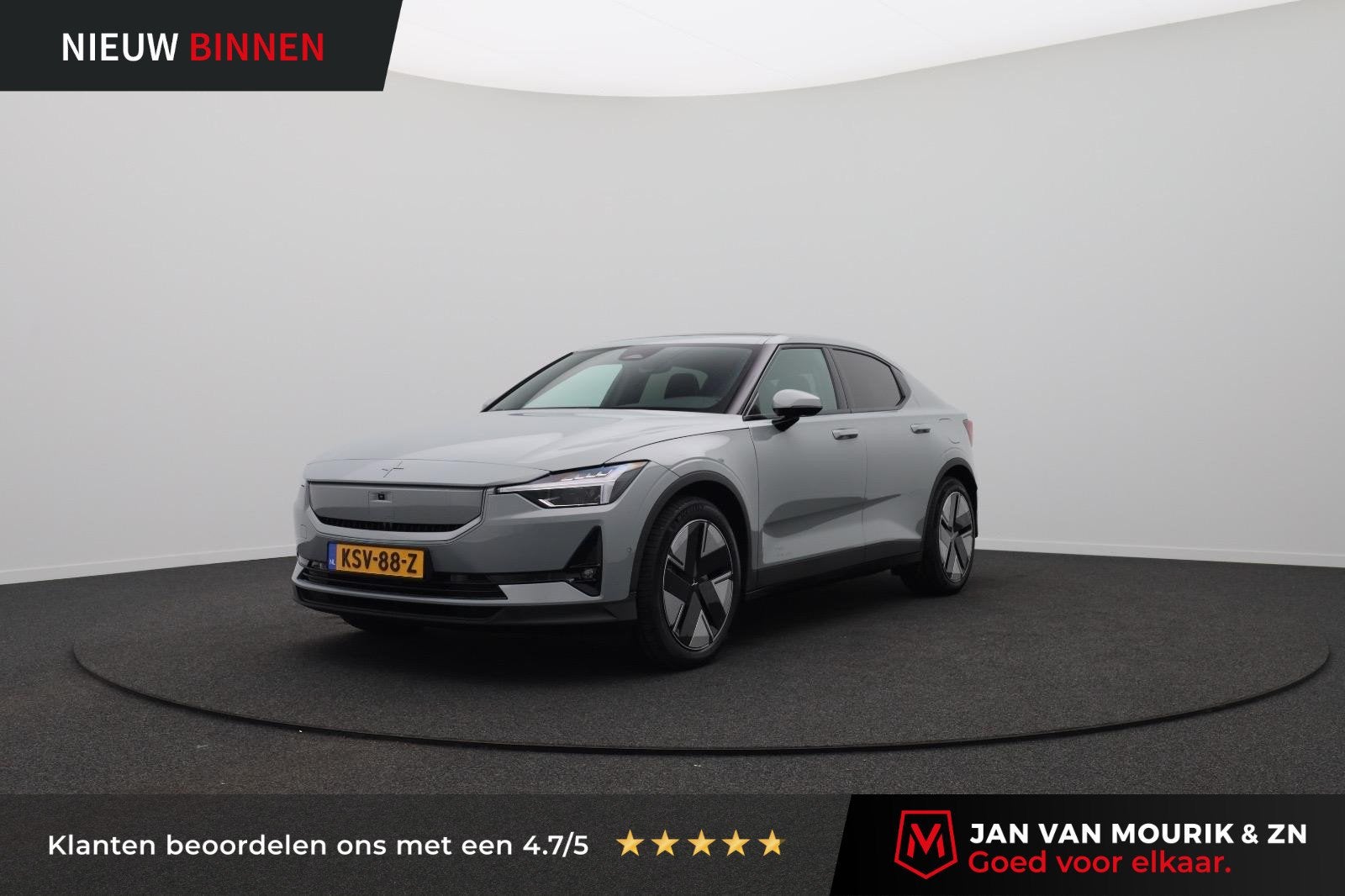 Polestar 2 Long Range Single Motor Prime 82 kWh | Trekhaak |, Auto's, Automaat, Polestar 2, Achterwielaandrijving, Gebruikt