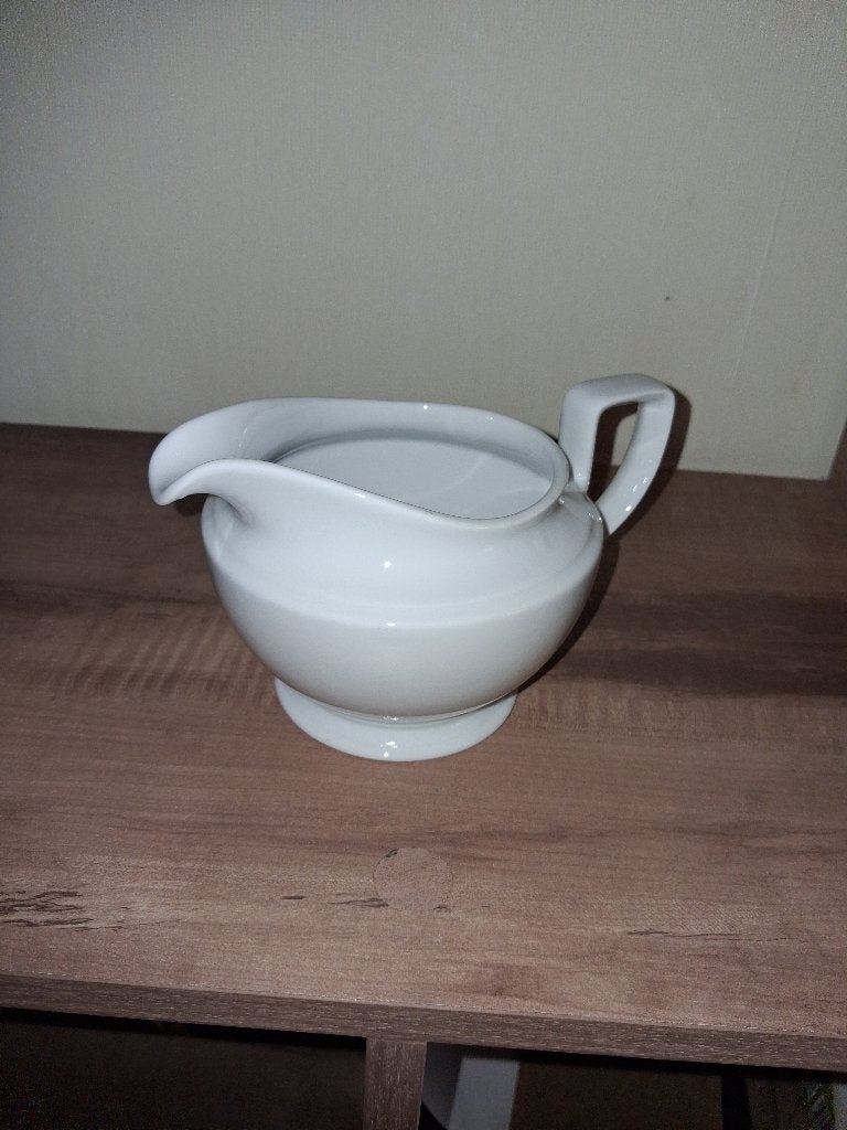 Vintage Tirschenreuth Bavaria sauskom / sauskannetje - Wit, Ophalen of Verzenden