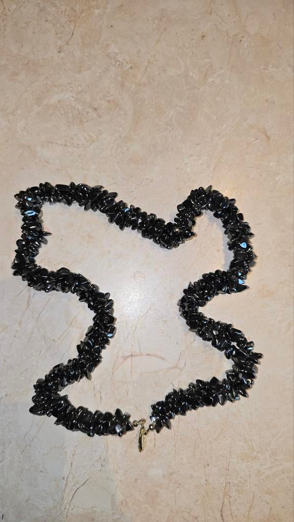 Zware ketting grijs, Sieraden, Tassen en Uiterlijk, Kettingen, Verzenden, Zo goed als nieuw, Grijs, Overige materialen