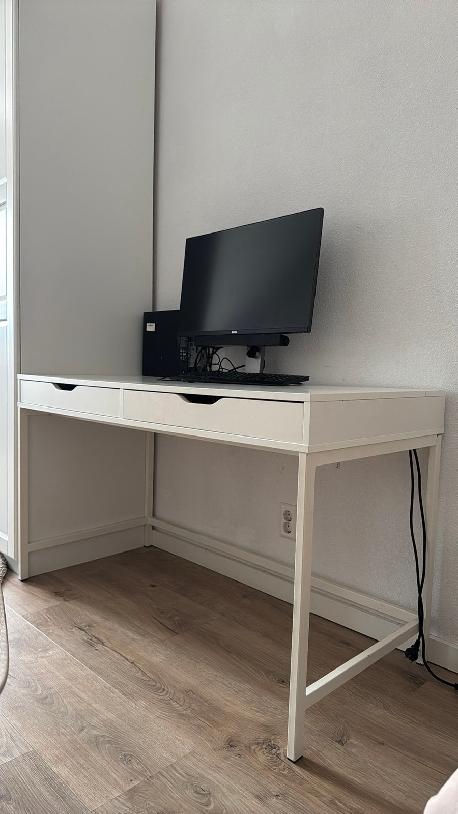 IKEA Alex bureau - Wit, met lades, Gebruikt, Met lades, Spaanplaat of MDF, Ophalen of Verzenden