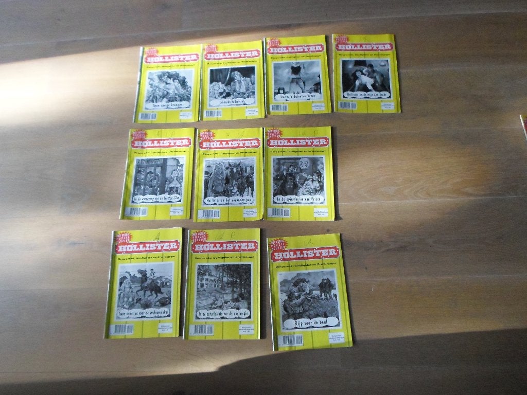 10 western Hollister boekjes, Ophalen of Verzenden, Gelezen