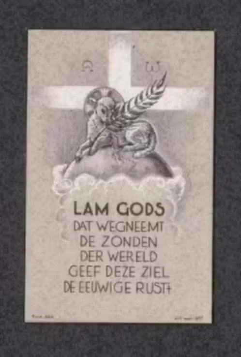 Bidprentje Stadskanaal 's Gravenhage Rekers., Verzamelen, Ophalen of Verzenden, Bidprentje