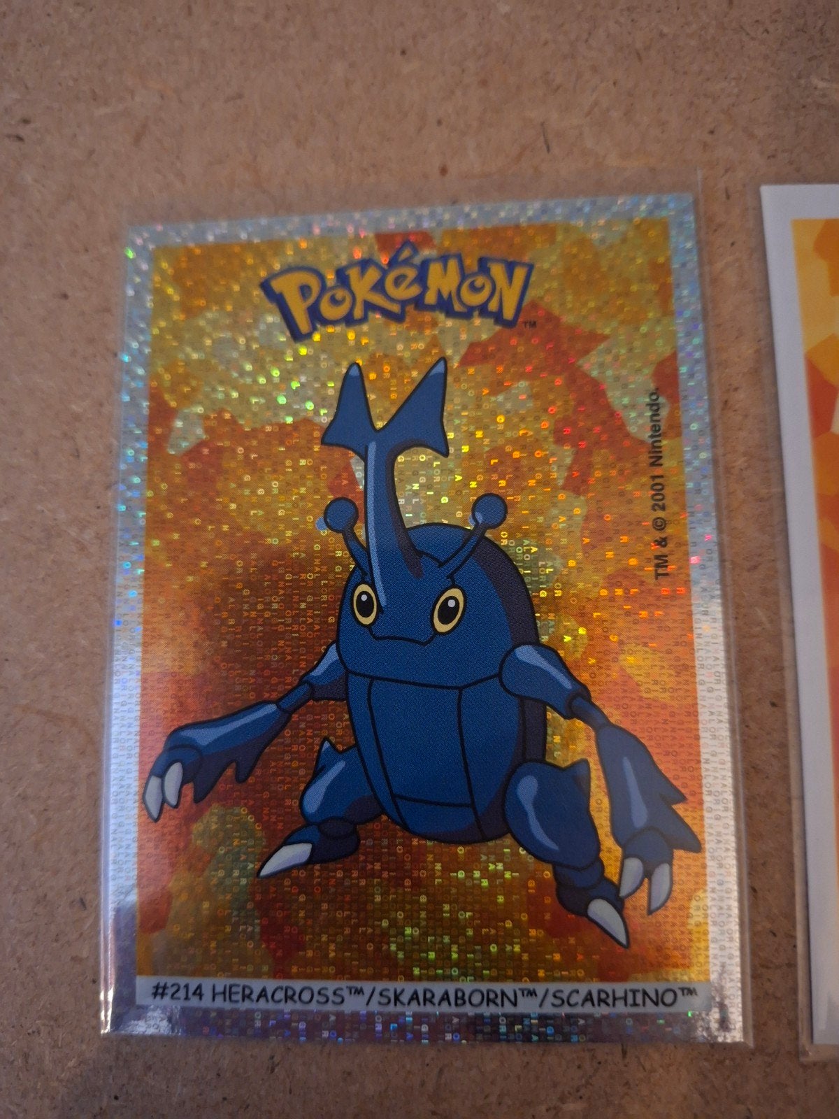 Pokémon dunkin Boomer Heracross, Ophalen of Verzenden, Nieuw, Losse kaart, Foil