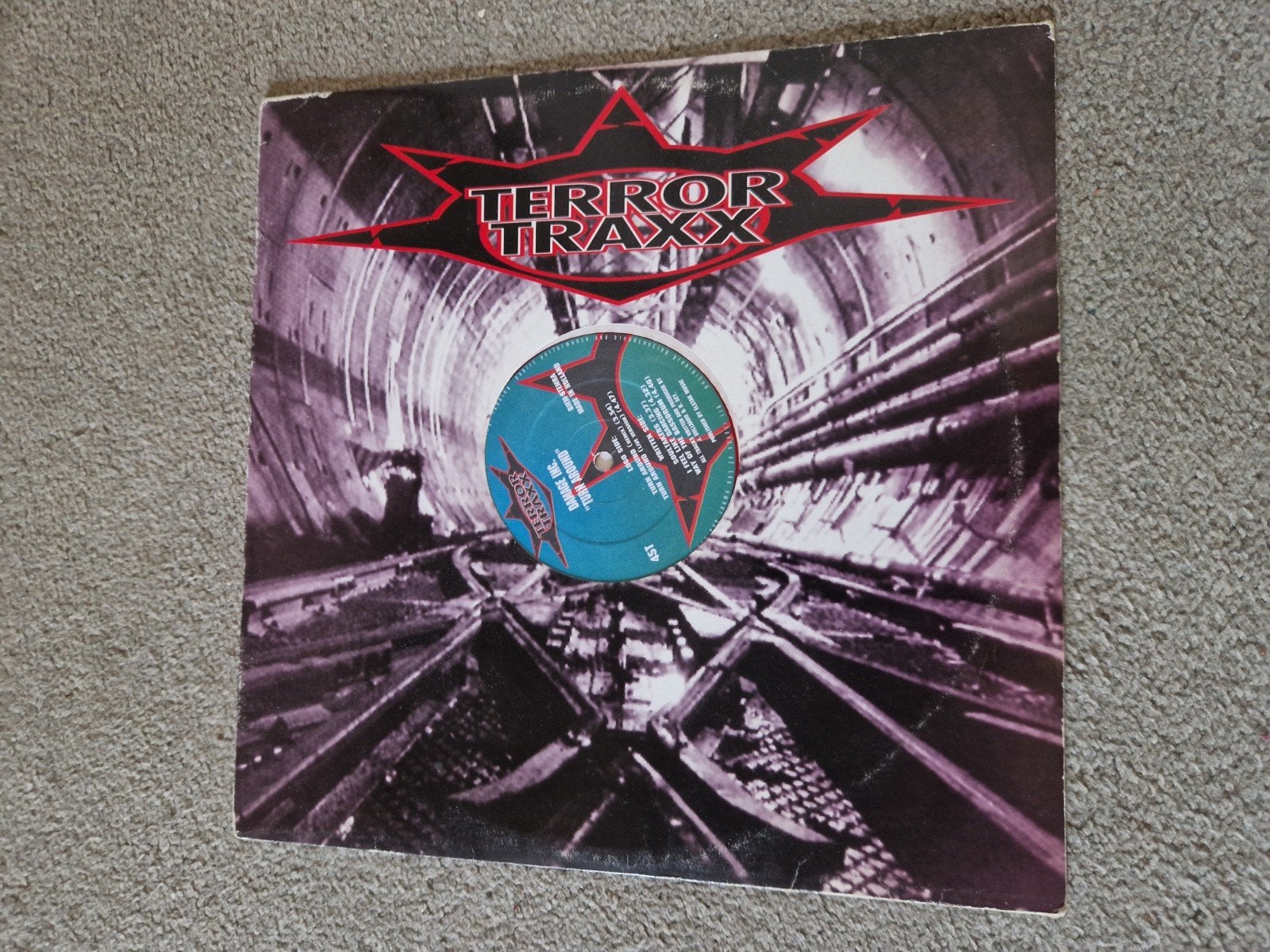 Damage inc turn around Terror Traxx - Gabber Vinyl EP, Ophalen, Gebruikt, Hardcore, EP