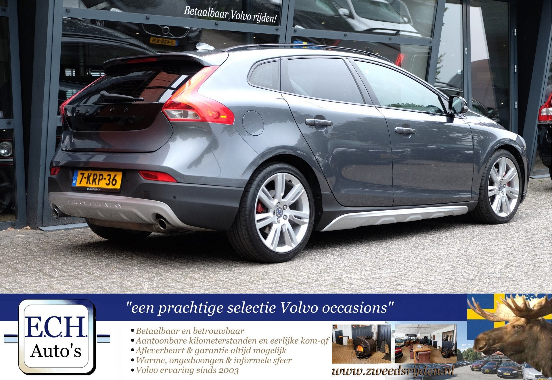 Volvo V40 Cross Country 2.5 T5 5-cilinder AUT. Summum, Leer,, Auto's, Volvo, Euro 5, Gebruikt, 2497 cc, Met garantie (alle)