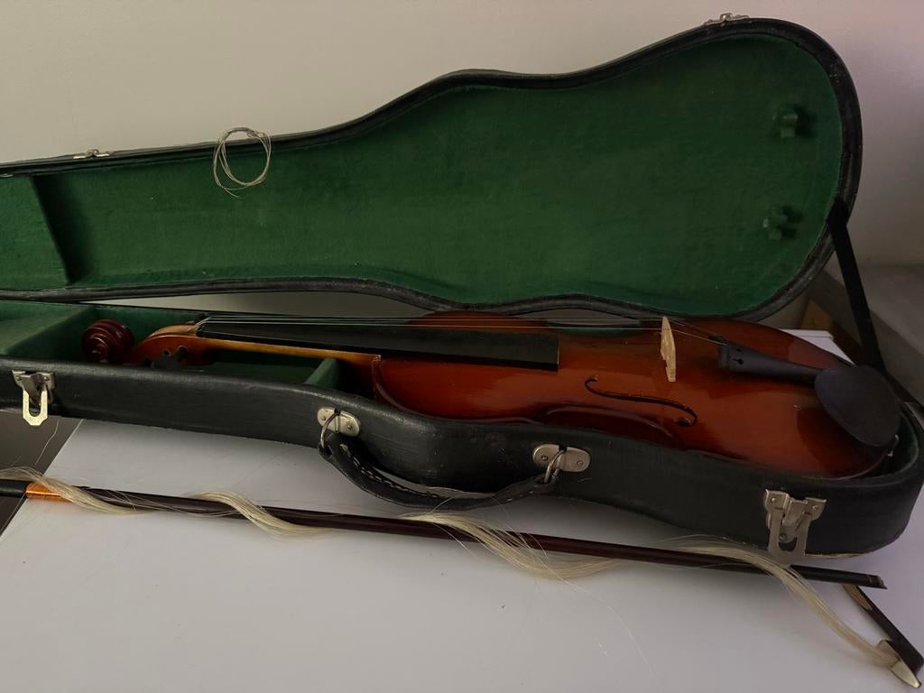 Vintage viool strijkstok - gebroken, voor de hobbyist, Ophalen of Verzenden, Gebruikt, Overige formaten, Viool