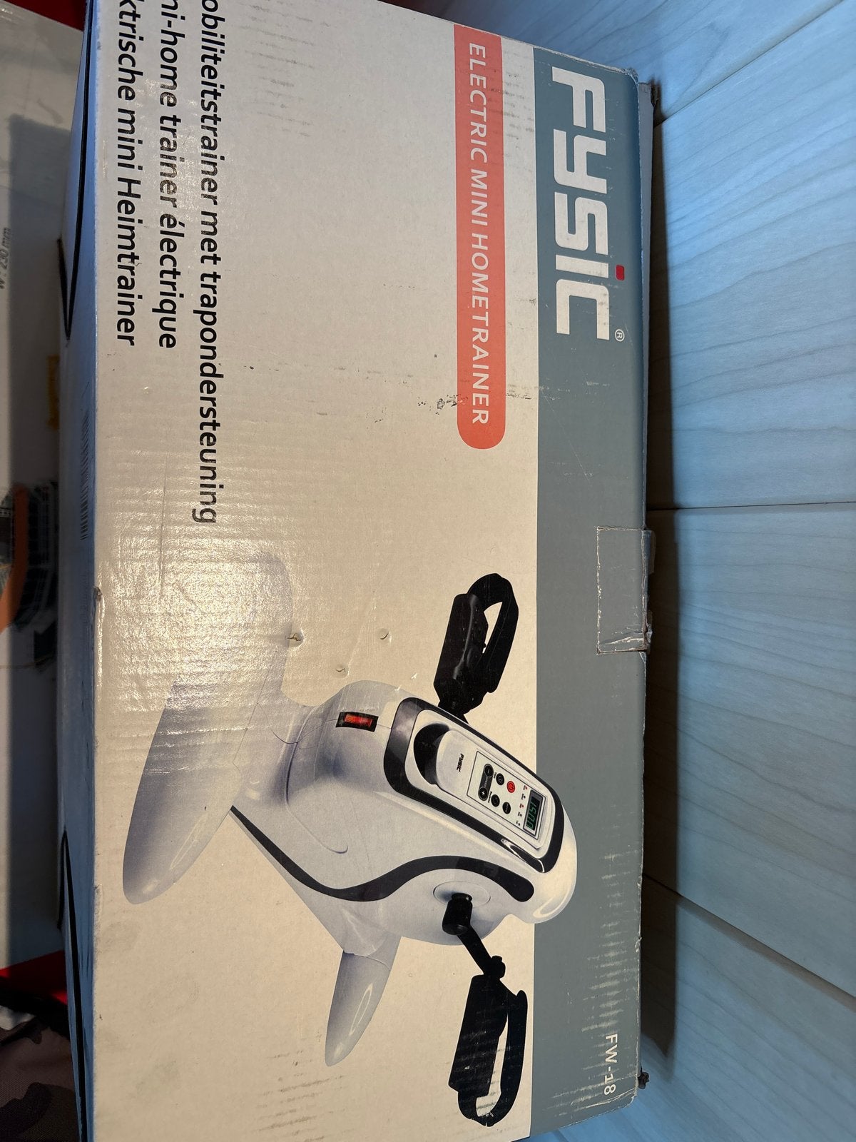 Fysic Elektrische Mini Hometrainer FW-18, Sport en Fitness, Kunststof, Armen, Ophalen of Verzenden, Zo goed als nieuw