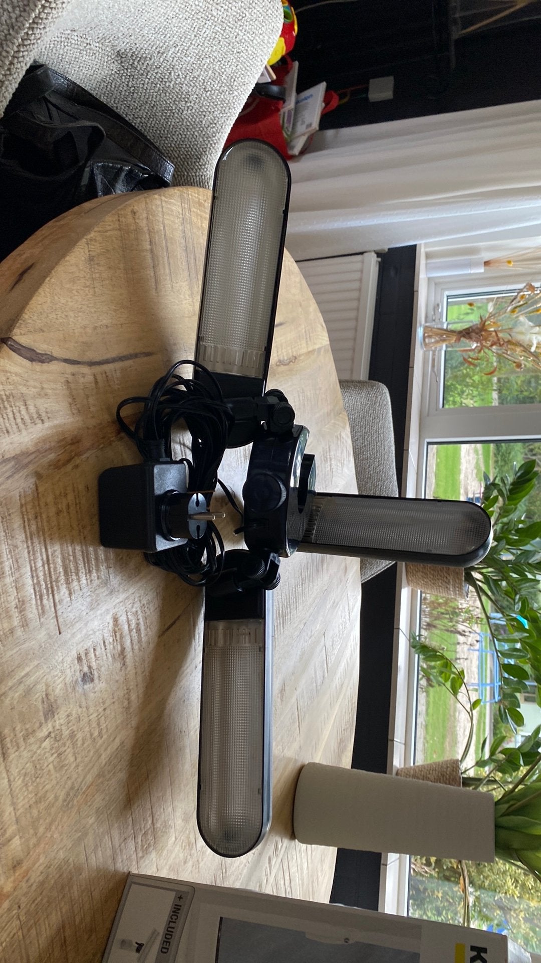 Parasol verlichting, Tuin en Terras, Ophalen, Zo goed als nieuw, Netvoeding, Minder dan 50 watt