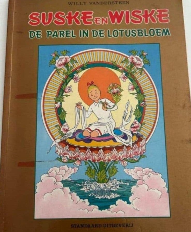 Suske en Wiske: De Parel in de Lotusbloem (Willy Vandersteen, Eén stripboek, Ophalen of Verzenden, Gelezen