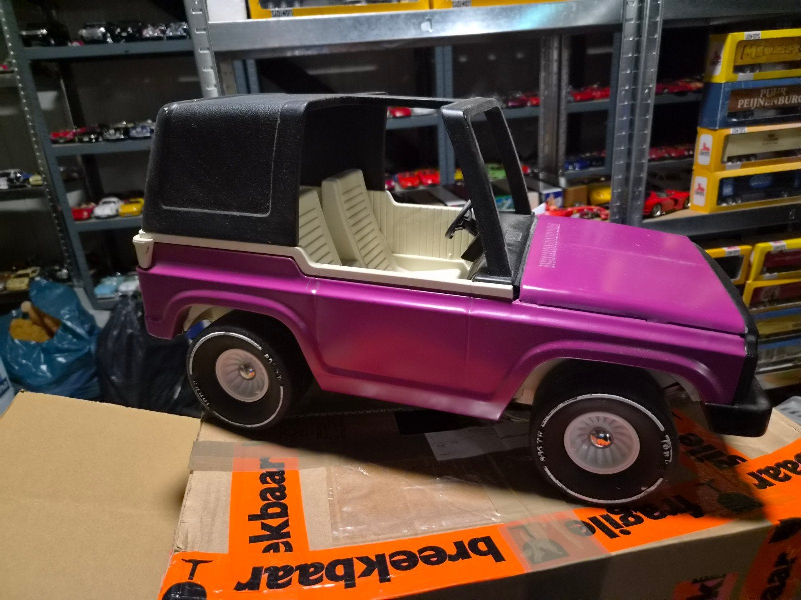 mooie rose jeep, Tonka, Ophalen of Verzenden, Zo goed als nieuw, Tonka