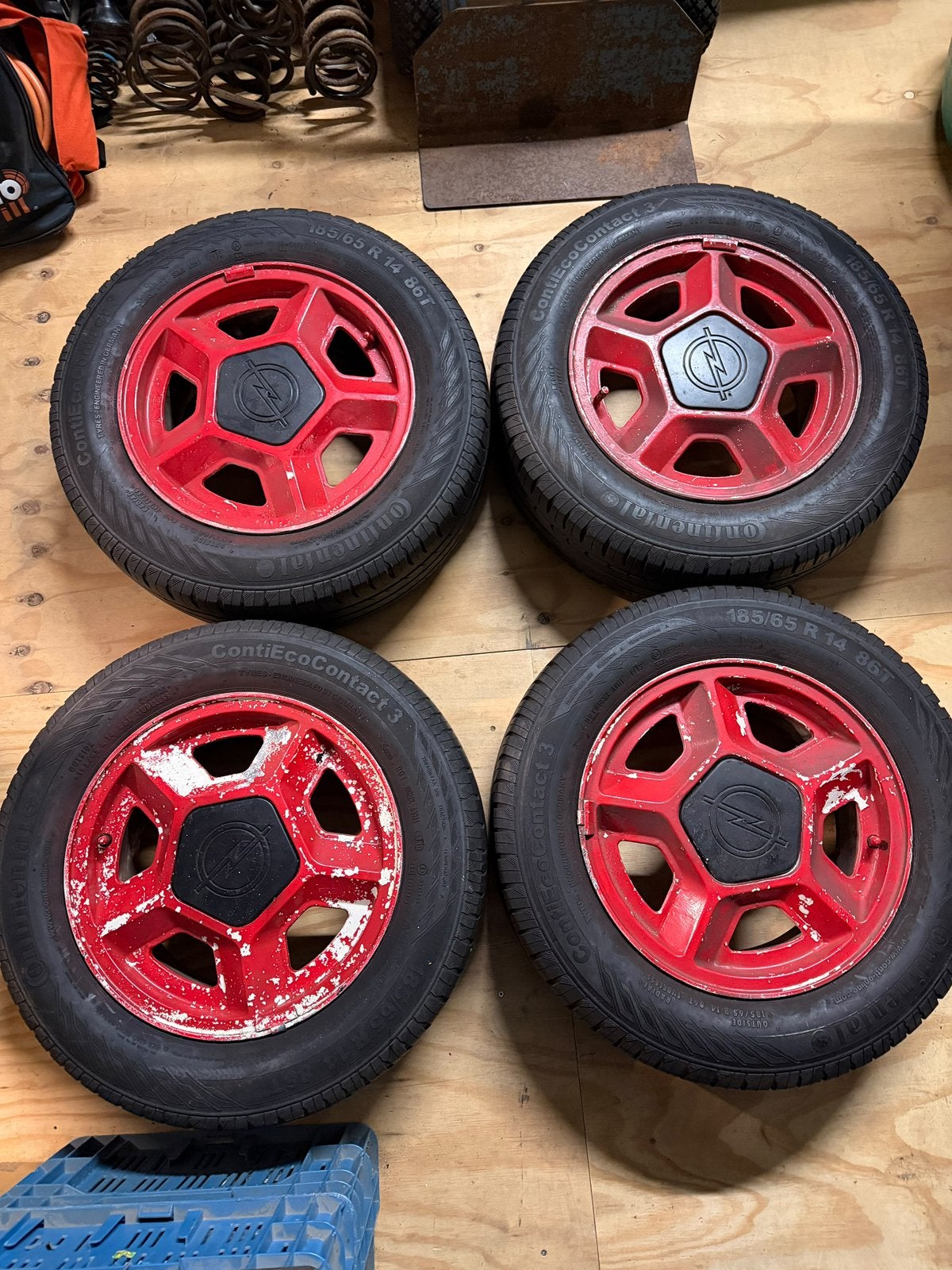 Opel Ronal velgen 14 inch 4x100, Ophalen