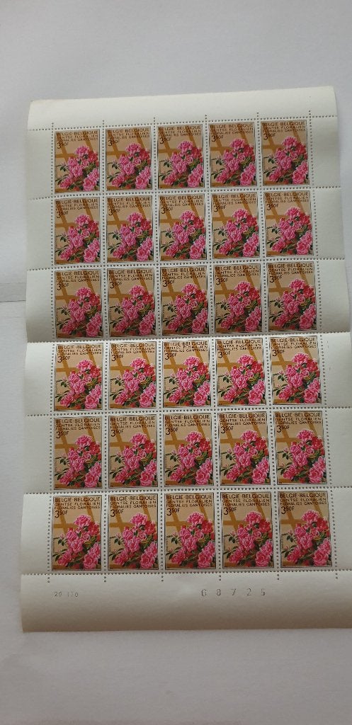 7221 belgie vel van 30 gentse floralien 1970 3f50, Verzenden