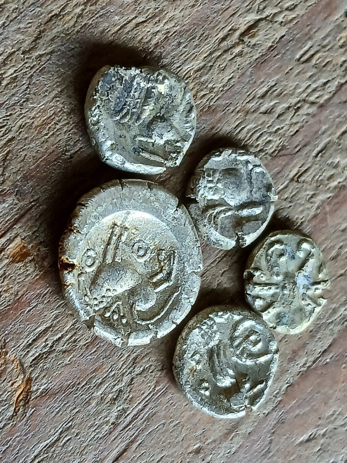 Oude munten - echt zilver - Romeinen Kelten, Vóór koninkrijk, Setje, Zilver, Overige waardes
