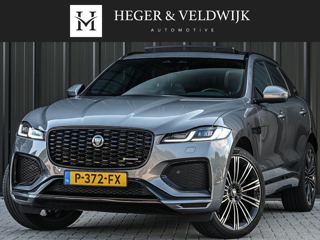 Jaguar F-PACE 2.0 P400e PHEV R-Dynamic SE | Panoramadak | 14, Auto's, Jaguar, Automaat, 404 pk, Gebruikt, 4 cilinders