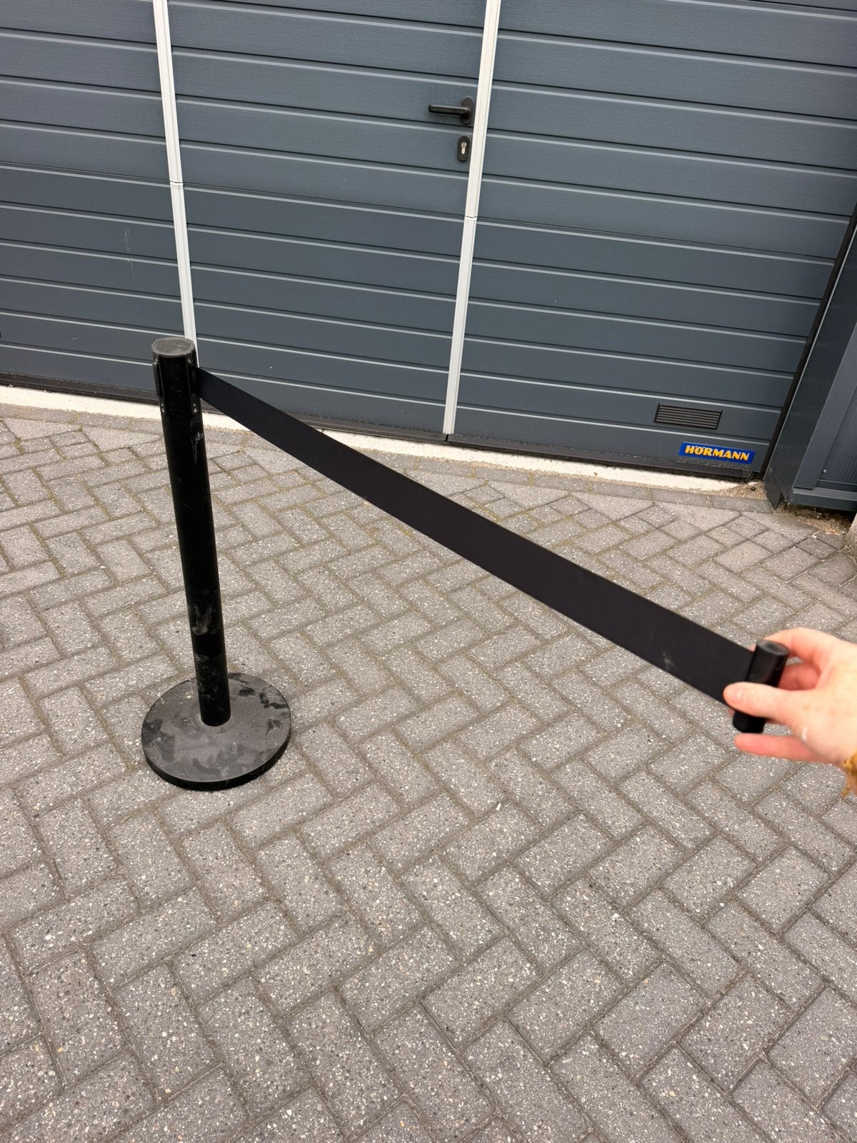 Afzet lint paal 4 stuks zwart, Ophalen, Zo goed als nieuw