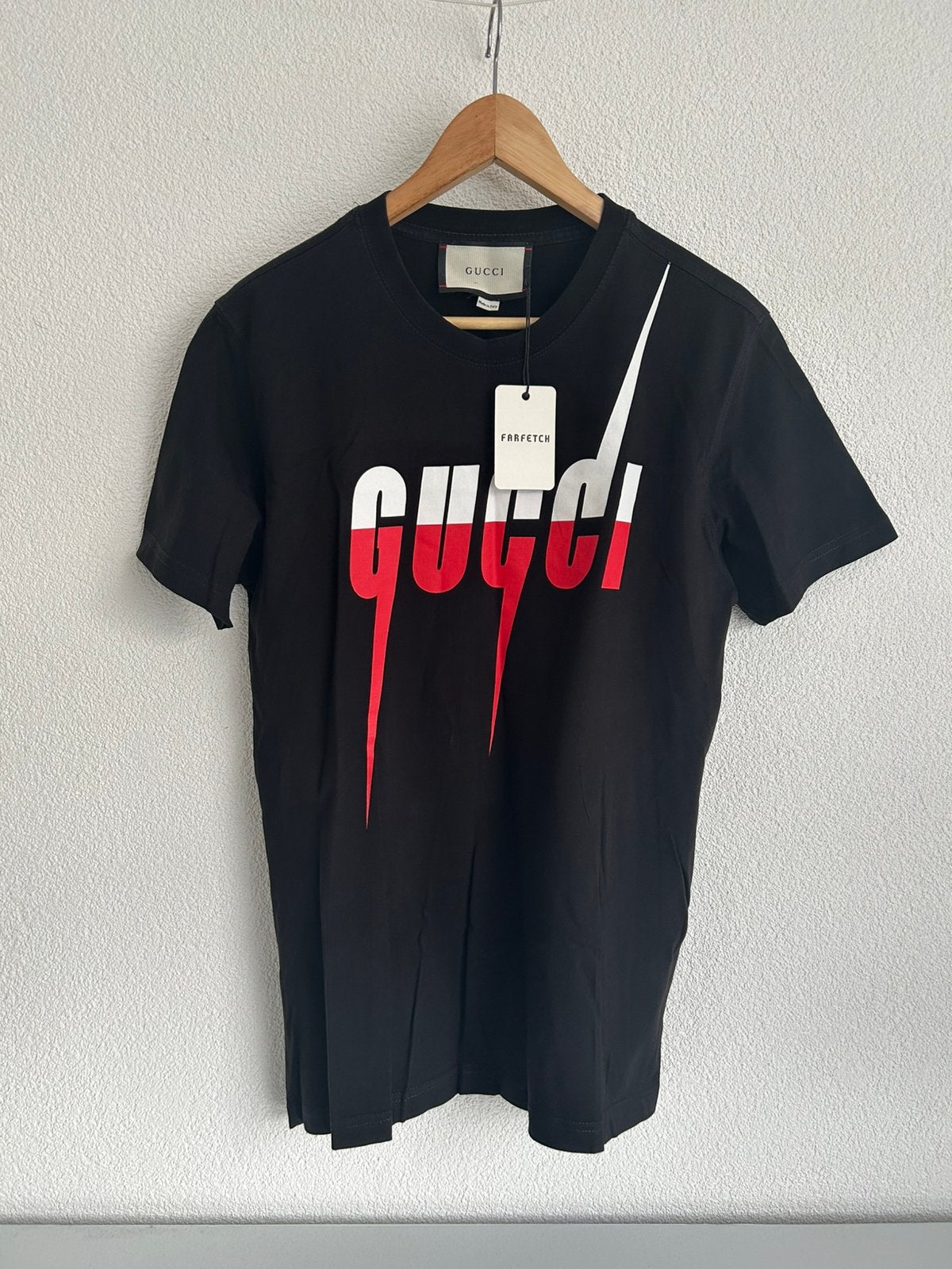 Gucci T-shirt - Nergens Goedkoper!, Maat 52/54 (L), Zwart, Ophalen of Verzenden, Zo goed als nieuw