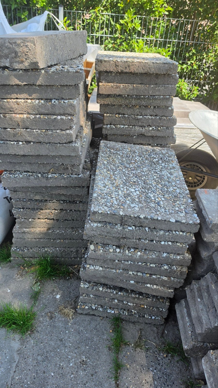 Grindtegels 40x60 cm - circa 80-90 stuks, Ophalen, Gebruikt, 10 m² of meer, Grind