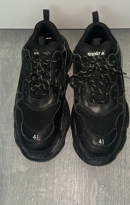 Balenciaga Triple S  / maat 41, Verzenden, Zo goed als nieuw, Zwart