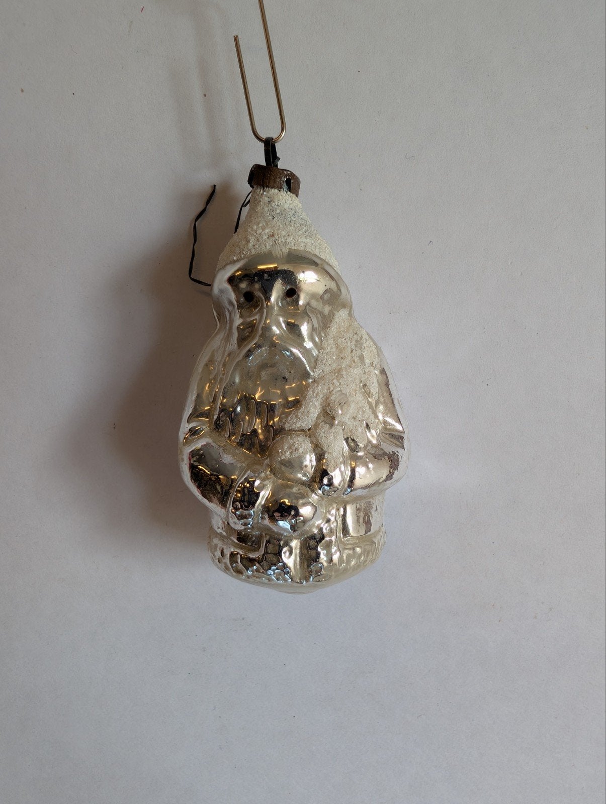 Te koop: oude kerstversiering, kerstman, Verzenden, Gebruikt