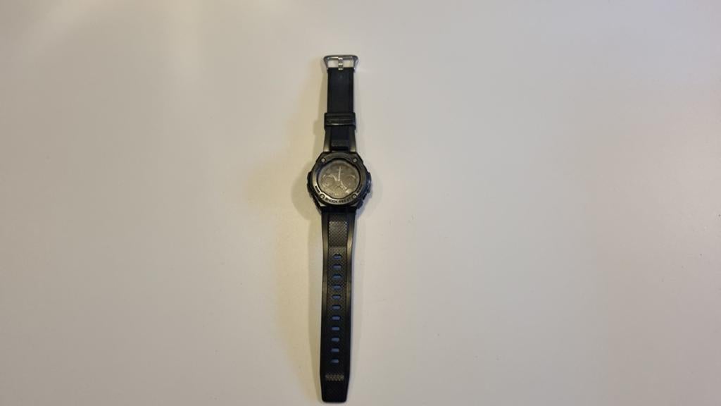 CASIO G-Shock GST-S300G Zwart sporthorloge - Gebruikt, Ophalen of Verzenden, Gebruikt, Zwart, Android