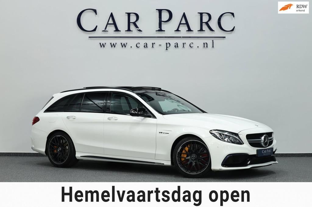 Mercedes-Benz C-klasse AMG 63 S 510+PK KERAMISCH/KUIPSTOELEN, Automaat, Achterwielaandrijving, Gebruikt, 8 cilinders