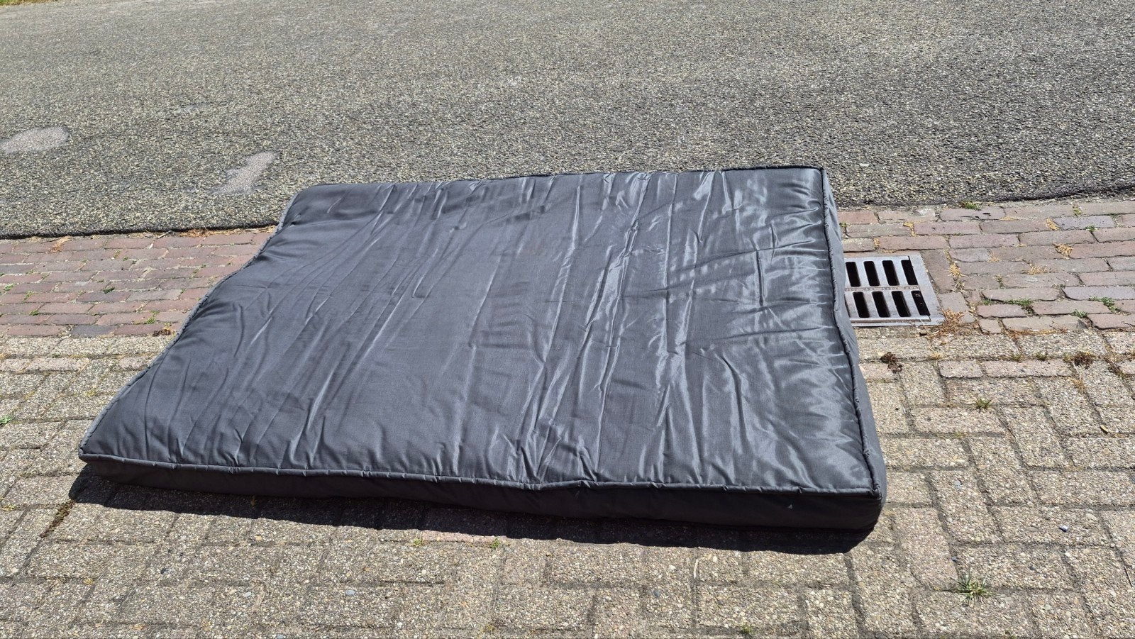 matras uit camper als nieuw met stevige canvasachtige hoes, Ophalen