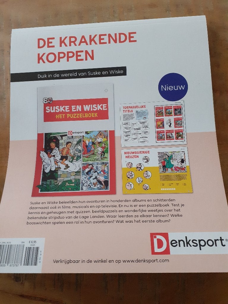puzzelblok Zweedse puzzels, Ophalen of Verzenden, Minder dan 500 stukjes, Nieuw, Puzzelboek
