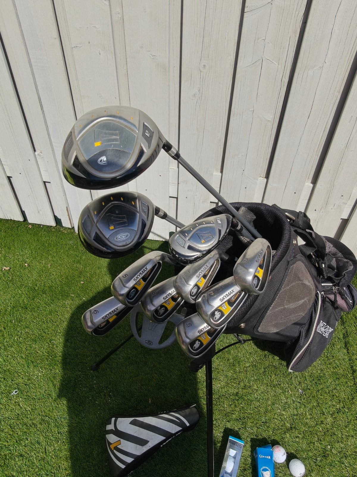 Complete moderne golfset skymax heren R.H. in golftas, Sport en Fitness, Golf, Ophalen of Verzenden, Zo goed als nieuw, Set, Overige merken