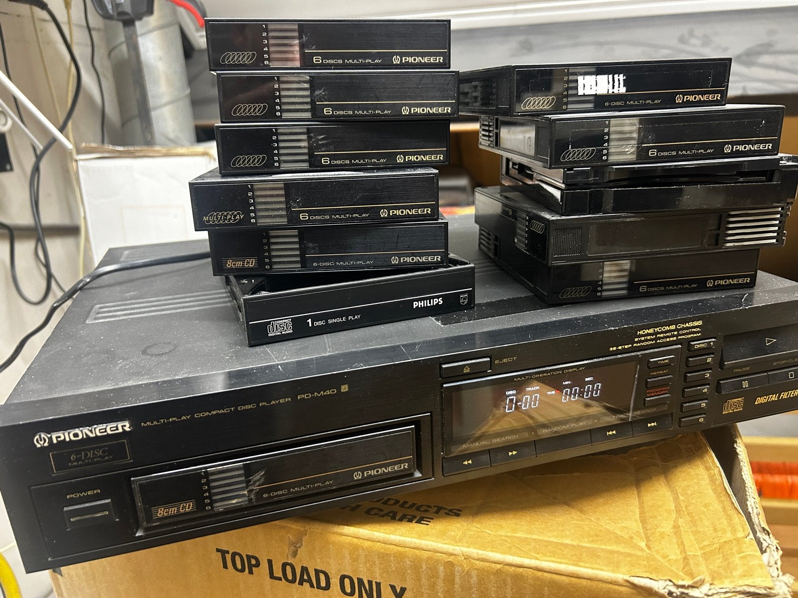 Pioneer PD-M40 CD-wisselaar met 12 cassettes, Ophalen of Verzenden, Gebruikt, Pioneer, Wisselaar