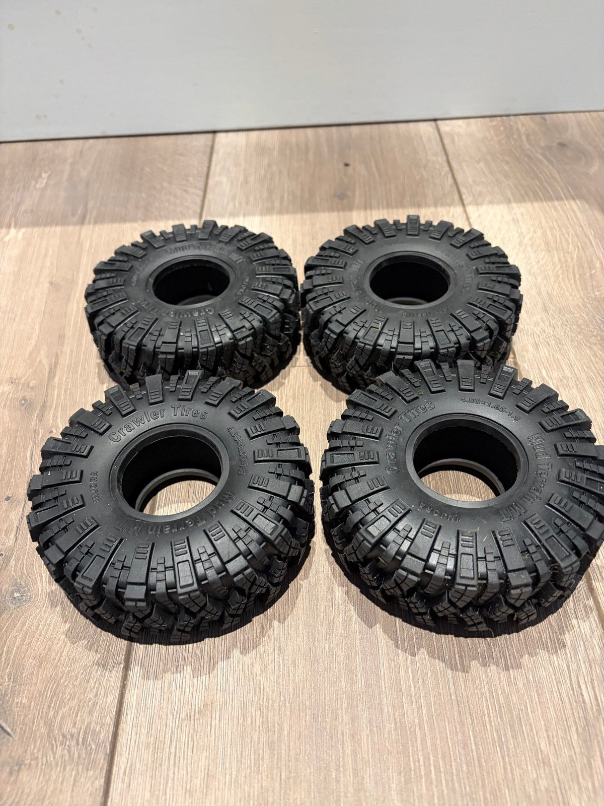 Injora Mud Terrain 1.9 1:10 Crawler Banden Nieuw, Ophalen of Verzenden, Nieuw, Schaal 1:10, Onderdeel