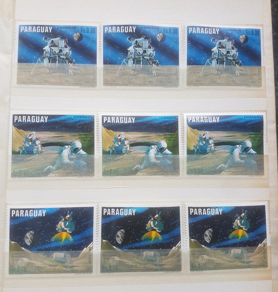 Paraguay 1970, ruimtevaart, Ophalen of Verzenden, Gestempeld, Zuid-Amerika