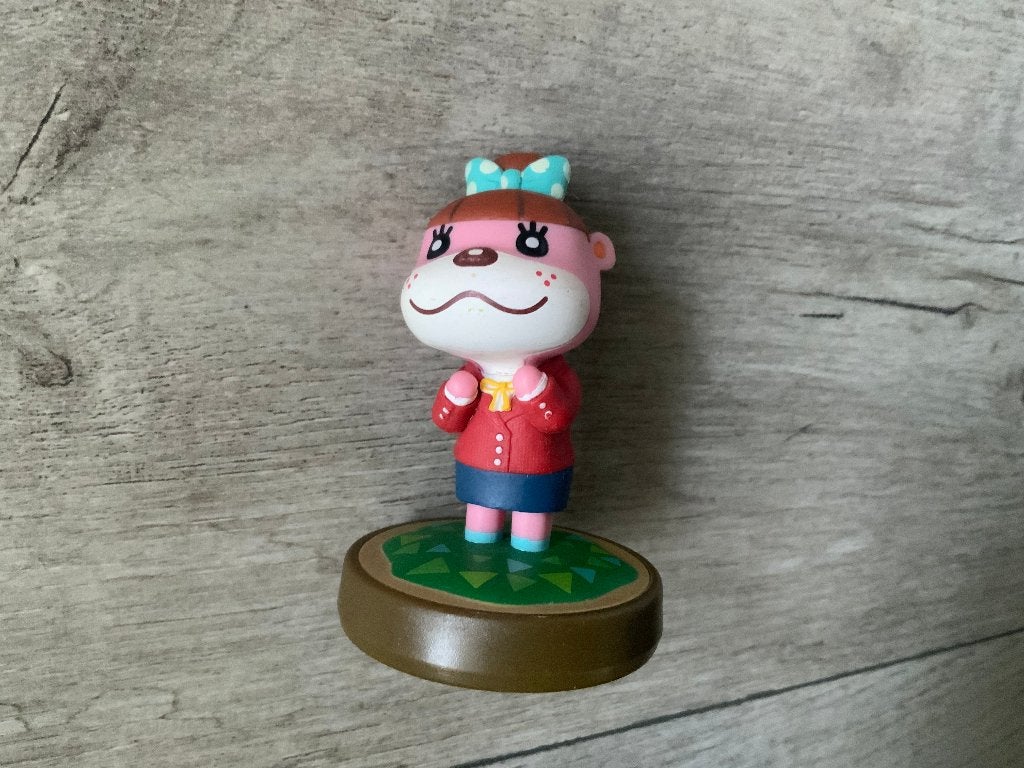 Nintendo Amiibo - Animal Crossing - Lottie, Avontuur en Actie, 1 speler, Ophalen of Verzenden, Zo goed als nieuw