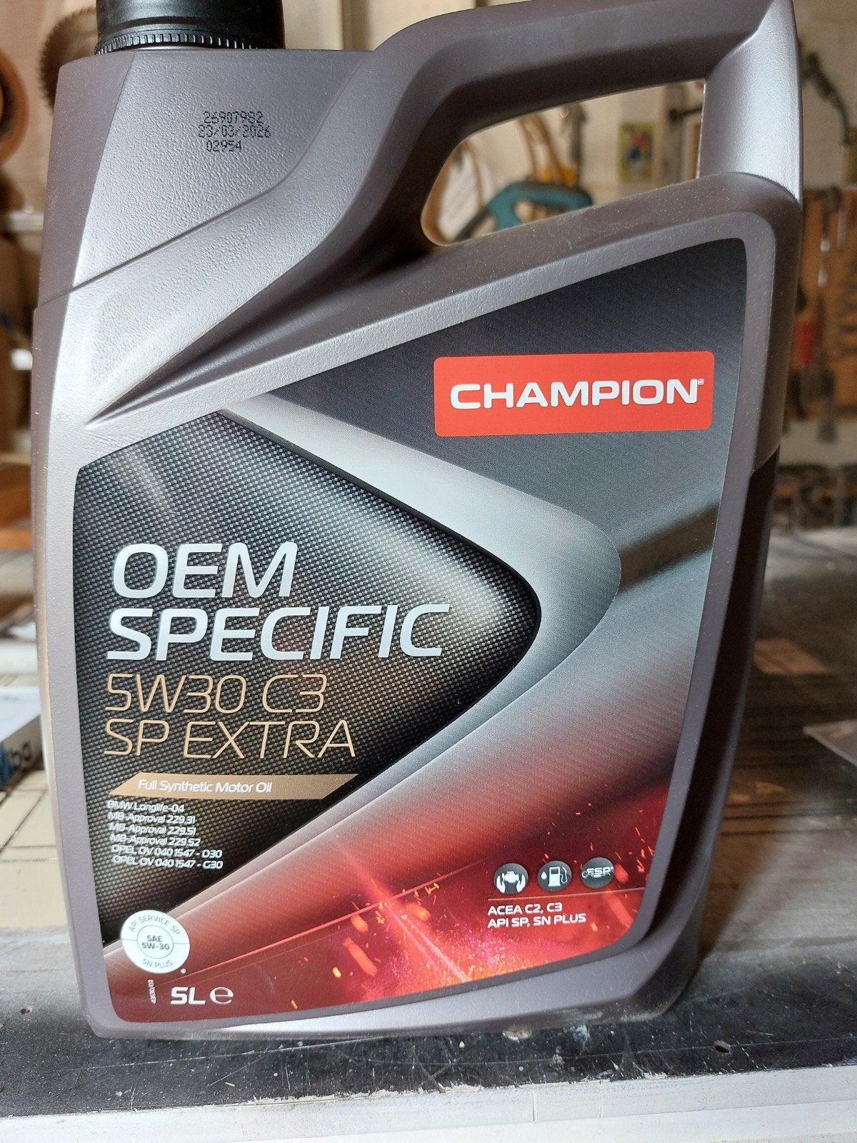 Champion OEM Specific 5W30 C3 SP Extra Motorolie 5L, Ophalen of Verzenden, Nieuw, Universele onderdelen