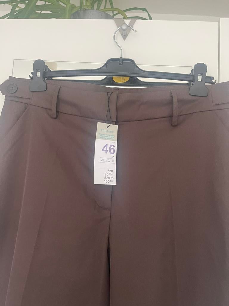 Dames broek, Kleding | Dames, Bruin, Maat 46/48 (XL) of groter, Nieuw, Ophalen of Verzenden