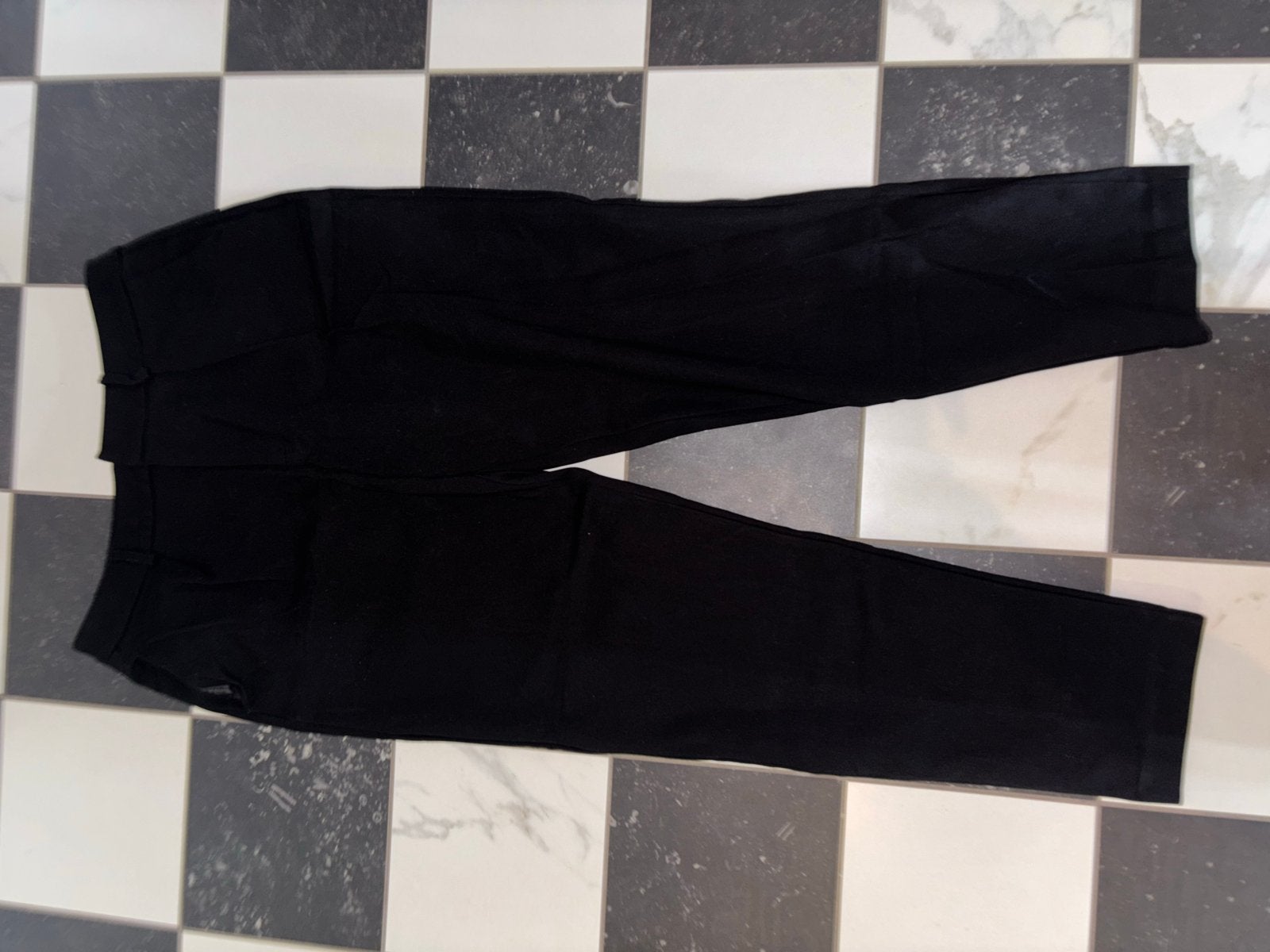 Shoeby Eksept Fred van Leer zwarte pantalon M, Maat 38/40 (M), Zwart, Ophalen of Verzenden, Zo goed als nieuw